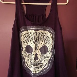 Skull tank top